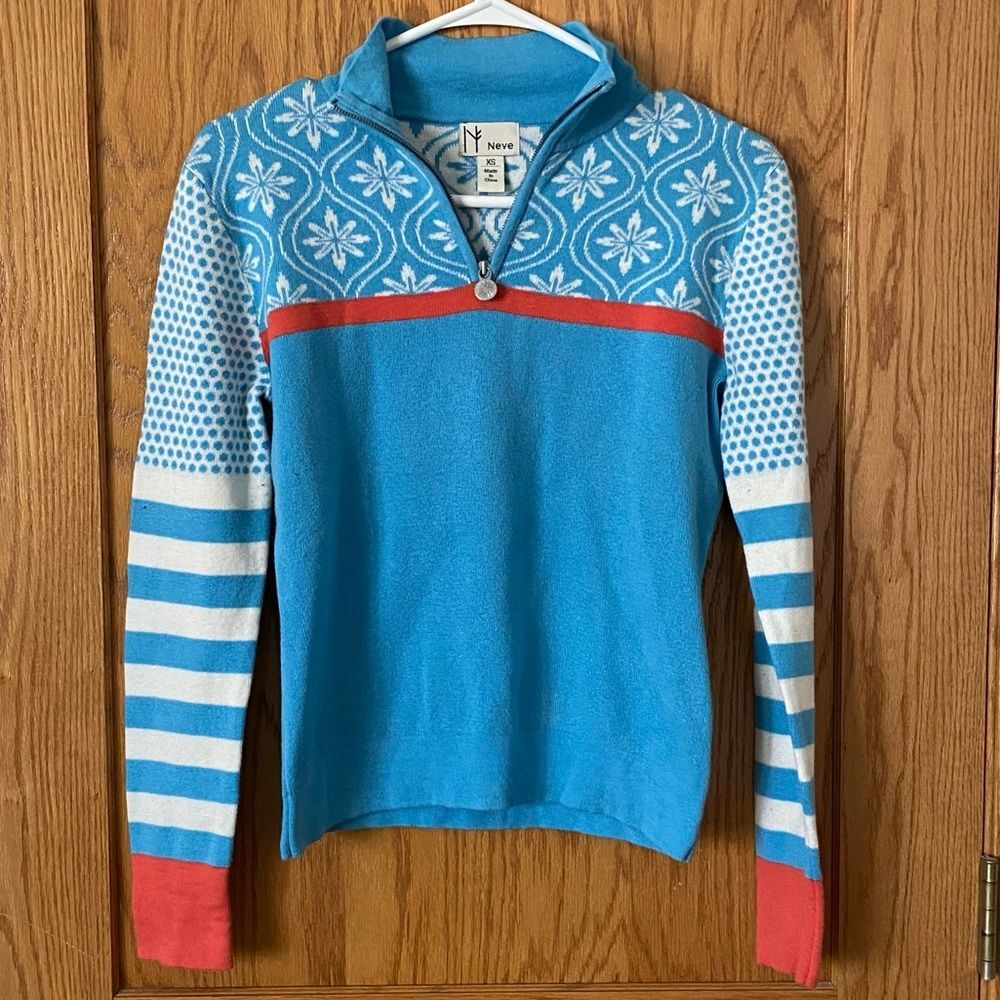 Neve Coco Quarter-Zip Sweater